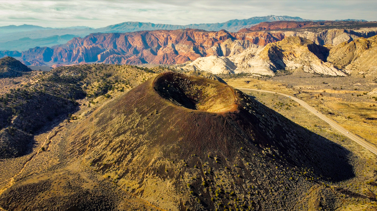 cinder cone volcanoes