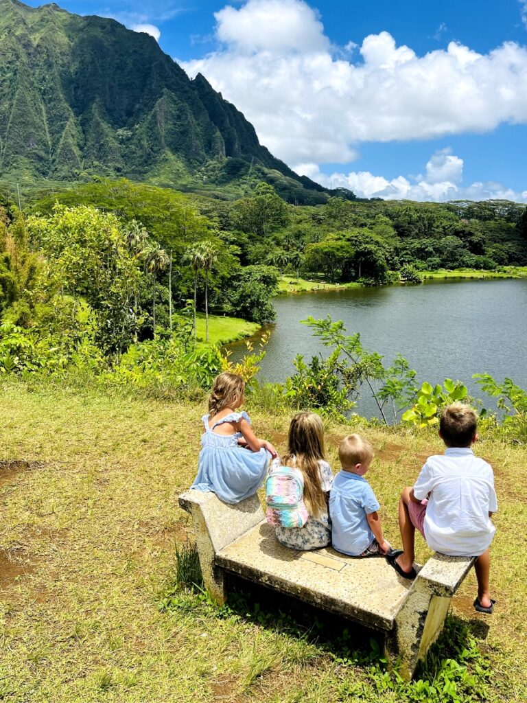 things to do on Oahu with kids - Ho'Omaluhia Botanical Garden