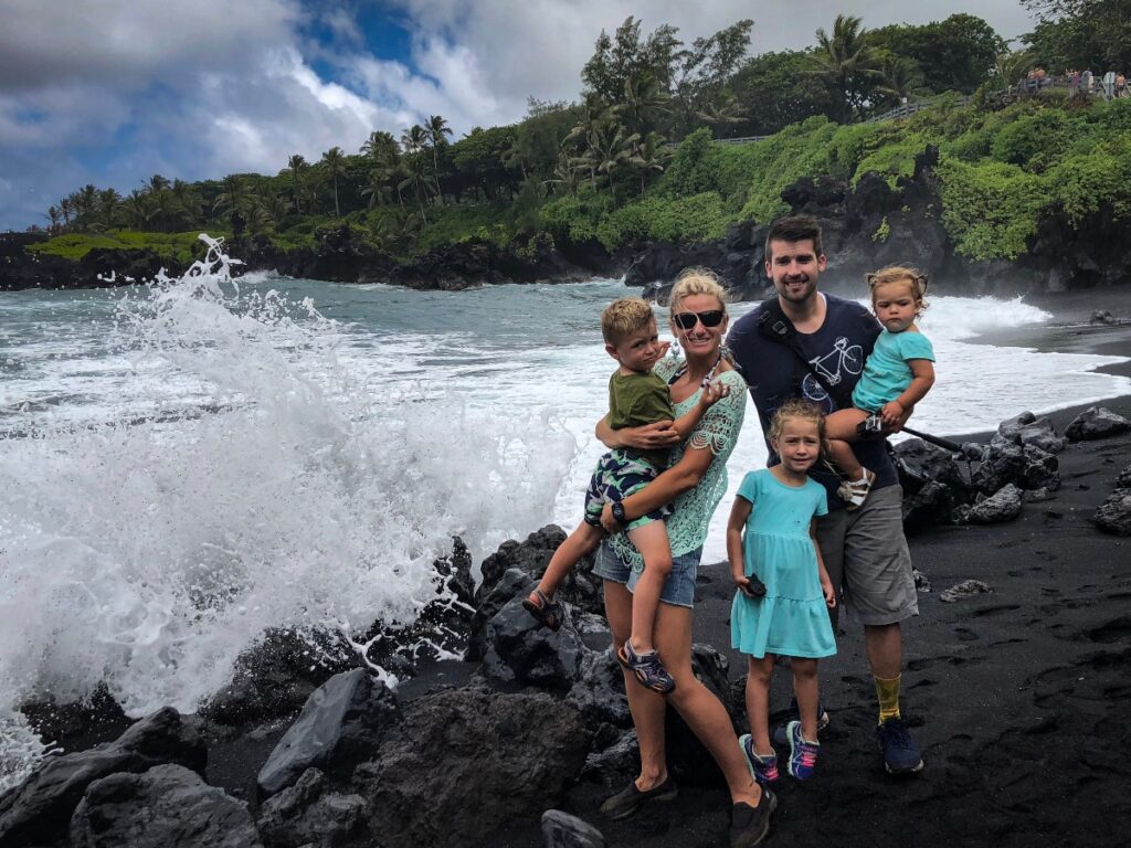 add a black sand beach to your Hawaii bucket list