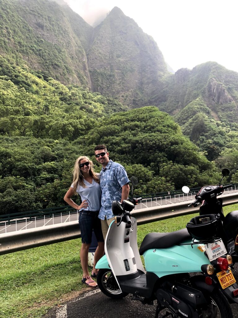 add ride scooter to Iao Valley to your Hawaii bucket list