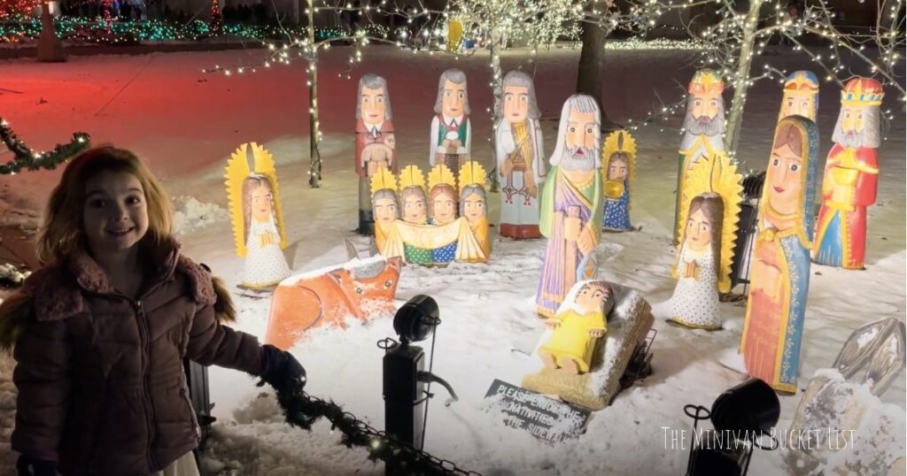 Christmas activities in Utah - Temple Square nativities