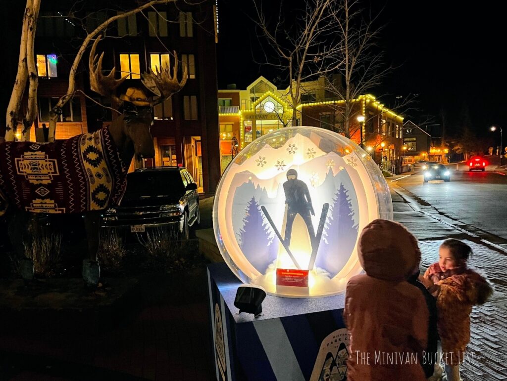 Christmas activities in Utah - Park City snow globes