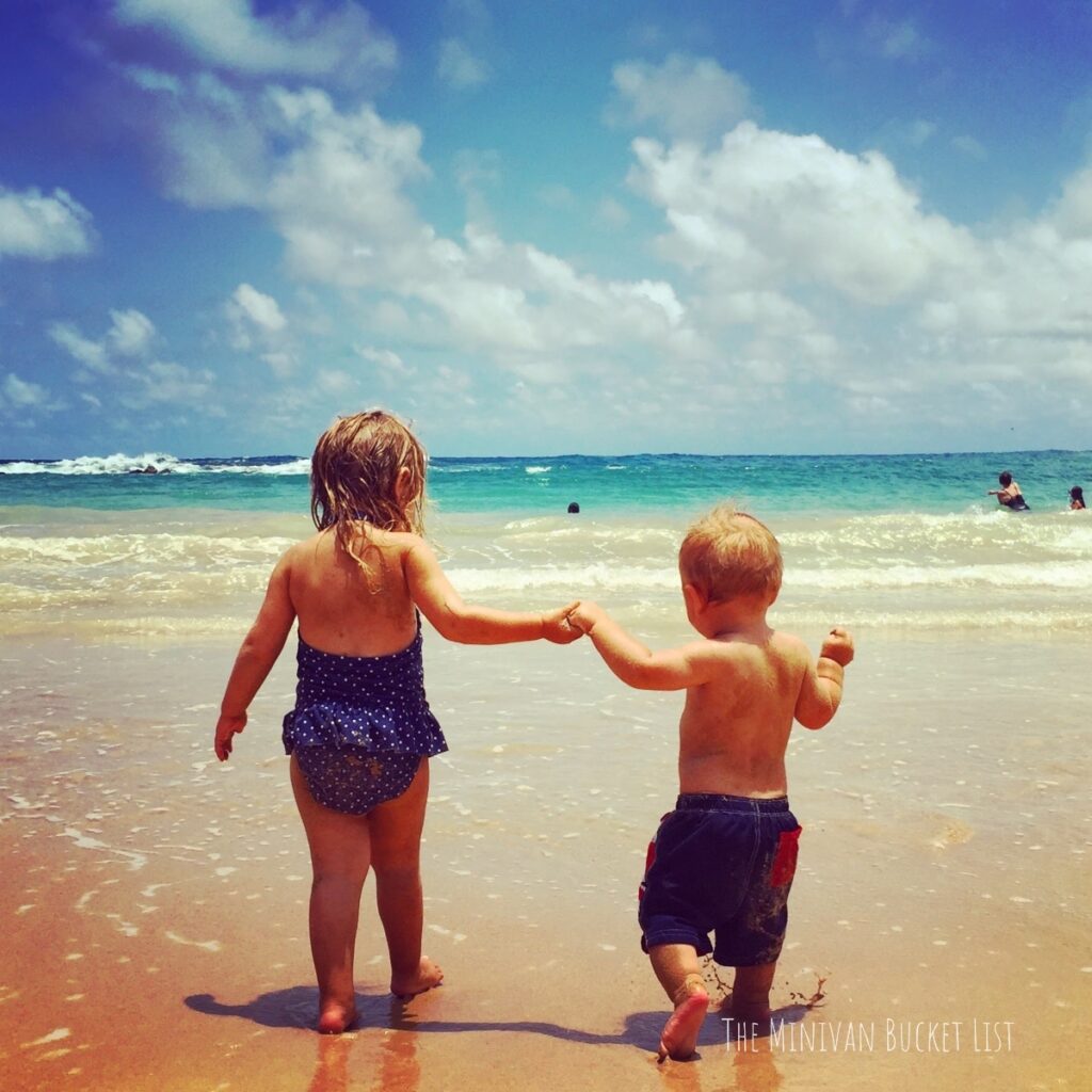 7 day kauai itinerary - best beaches for kids